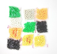 MANIK akrilik plastik 2mm dan 6mm ABS Plastic Acrylic Beads