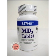 LYNAE MD3 Vitamin D 1000IU Calcium 149mg 100's (EXP:6/2022)