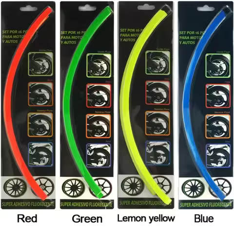 Motorcycle Tire Sticker, Car Steel Rim, Wheel Hub Sticker, Reflective Wheel Rim Decorative Sticker,