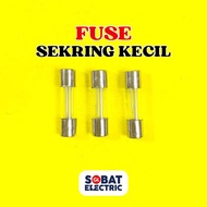 Small Fuse 5X20mm - Glass Small Glass Fuse Tube