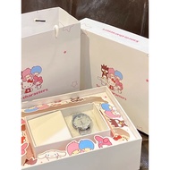 minimalist watch dainty watch HelloKitty Co-Branded Sanrio Watch Women's Niche Light Luxury Ladies M