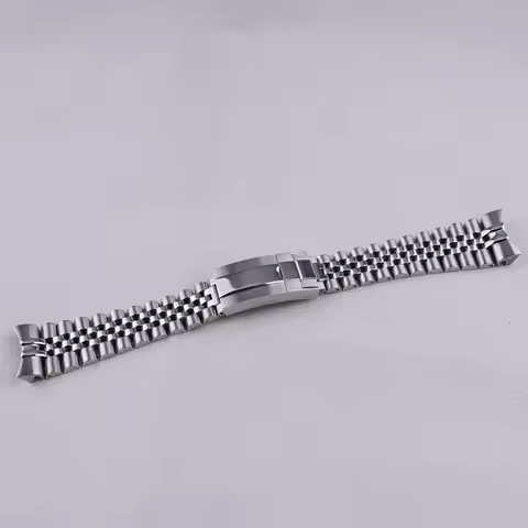 US Stock TAX FREE For Seiko 5 SRPD51K1 53 55 22mm Strap 316 Steel Solid CurvedEnd With Oyster Clasp 