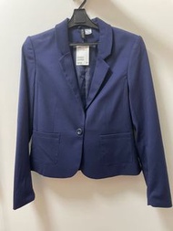 H&M blue blazar 女裝藍色西裝外套