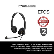 [Pm For best Price ] EPOS Enterprise IMPACT SC 60 USB ML Wired Headset