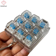 4/9 Keys Mechanical Keyboard Axis Tester LED Keyboard Key Toy