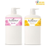 Enchanteur Perfumed Shower Creme Gel Romantic Charming 600g Bottle Pump Body Wash Pouch Pencuci Badan