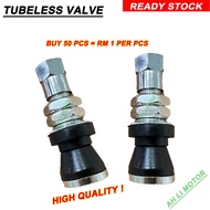 Tubeless Valve (Screw Up side 36mm) Kepala Tayar Tube Motor, High quality 