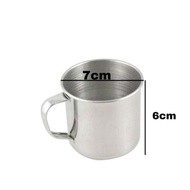 7cm stainless steel mug - 7cm mug cup