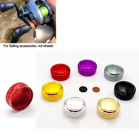 1pcs Fishing Reel Spool Tension Knobs Cap Aluminum Alloy Fine Tuning Knob For Japan-Version For Meta