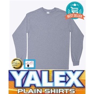 №℡●Yalex Long Sleeve WHITE OR GRAY Sweater Sweat Shirt for Construction School Uniform Business Unde