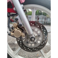 BRACKET DISC 230MM CALIPER RXZ PNP AR80 DISK SERONG BREKET AR80 CUSTOM CNC PNP RXZ DISK AR80 SERONG