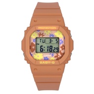 [Creationwatches] Casio Baby-G Retro Flower Field Digital Resin Strap Quartz BGD-565RP-4 100M Womens Watch