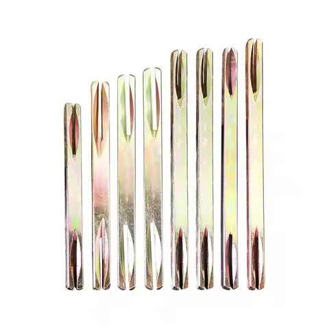 85-130mm Square Spindle 8mm Galvanised Door Window Handle Iron Square Pin Square Rod Lock Core Squar