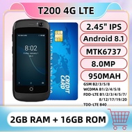 4G LTE Super Mini Smartphone 2GB RAM 16GB ROM 2.45" Android 8.1 MTK6737 Quad Core Google Play Small 