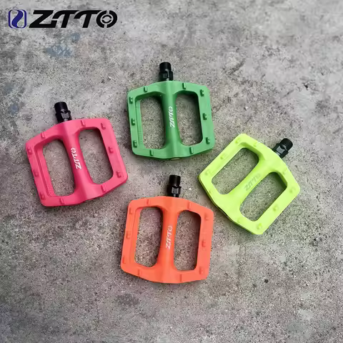 ZTTO Ultralight Pedal 218g Mountain Road Bike Pedal Platform Nylon Pedals 2 DU Footboard Cycling BMX
