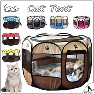 [HOT]Cat Tent Cat House Portable Folding Outdoor Travel Pet Tent Cat/Dog Cage khemah kucing besar murah Rumah Kucing