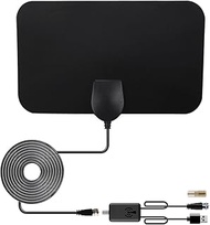 Vecys HDTV Indoor TV Antenna 10dBi Enhanced DVB-T2 HD Digital TV Antenna with F Female to TV Male Ad