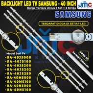 BACKLIGHT TV LED SAMSUNG UA40J5000 UA40M5050 UA40J5100 UA40J5200 UA40J5202 UA40J5250 UA40N5000 UA40N