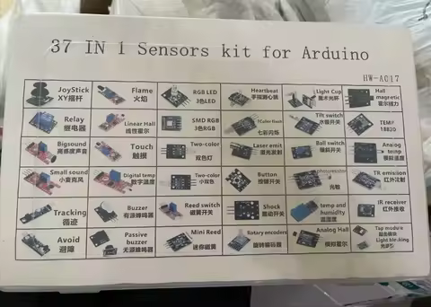 Clearance sale 37 in 1 37 sensor kit sensor module 51/STM32 learning kit