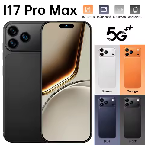 2026 New Hot i17 Pro max original global version HQ intelligent 4G 5G Snapdragon 8 Gen4 8000mAh batt