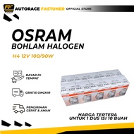 1 BOX OSRAM H4 12V Halogen Bulb 100/ 90W Bilux - High Watt 62204