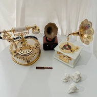 Vintage Music box, Music box, Display, Table Decoration