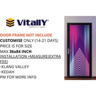 (PREORDER)VITALLY CUSTOMISE  ALUMINIUM DOOR BI-FOLD/SWING DOOR WATERPROOF