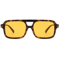 willochra Retro Oversized Pilot Sunglasses for Women Men 70S Fashion Vintage Trendy Square Champagne