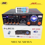 Power Amplifier Karaoke Fleco Amply Karaoke Rumahan Amplifier 1200Watt