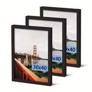 1/3 Pcs 30x40cm Wooden Photo Frame, Fits 30x40cm/12x16 Inch Photos, Available In Red/Black And Other