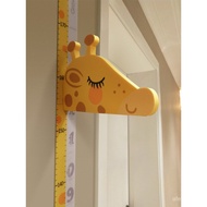 BX62 Sticker Measuring Instrument Children Baby Height Measurement Wall Sticker Removable Giraffe Ru