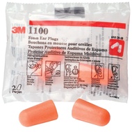 3M 1100 Soft Foam Ear Plug (1 Pair Orange) - Disposable Earplug