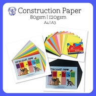 🇸🇬 Construction Paper 80gsm | 120gsm (40 sheets)