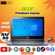 (Refurbished) Acer laptop C720 Windows 4GB RAM 16GB SSD Laptop murah refurbished gaming laptop 11.6i