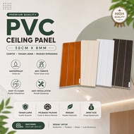 (READY STOCK )30CM PVC Ceiling Panel 12Ft / PVC Panel / DIY WALL PANEL DESIGN/ CEILING DESIGN/WATERP