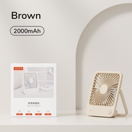 【Local Seller】Anvers Mini Table Fan USB Rechargeable Portable Desk Fan 4500 mAh Battery Small Person