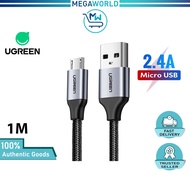 UGREEN Micro USB 2.0 To USB A Cable 18W 2.4A Qualcomm QC 3.0 Quick Charge Fast Charging 480 Mbps Sma