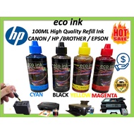 ECO INK Refill Ink For HP Deskj 21/22/60/61/680/678/704/703/46/27/28/702/56/5762/63 Inkjet Printer Cartridges