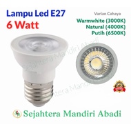E27 LED Spot Lamp 6 Watt 220 V Halogen LED 3000k 4000K 6500K
