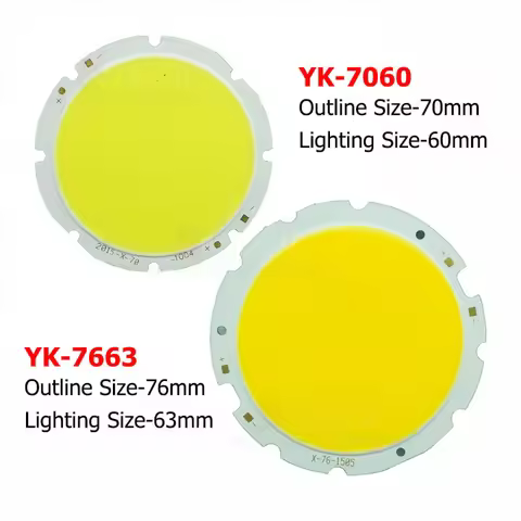 1PC 20W 24W 30W COB beads 70mm 76mm Led Chip Diodes Surface Light for Led Bulb Spotlight, Street Led
