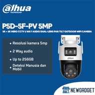 DAHUA P5D-5F-PV 5MP 3K + 3K HERO CCTV 2 WAY AUDIO DUAL-LENS PAN TILT OUTDOOR WIFI CAMERA