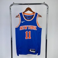 布朗森 Jalen Brunson 紐約人 New York Knicks 2023/24 - 藍色 11號 – Blue Nike NBA 熱壓 球迷版 球衣 Swingman Jersey 全場購