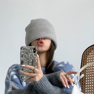 winter hat woman hat woman Wool Hat Women's 2025 New Winter Loose Warm Wool Knitted Hat Lazy Style G