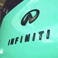 Car Emblems Badge for Infiniti FX35 Q50 Q30 ESQ QX50 QX60 QX70 EX JX35 G35 G37,Adhesive Logo 3D Lett