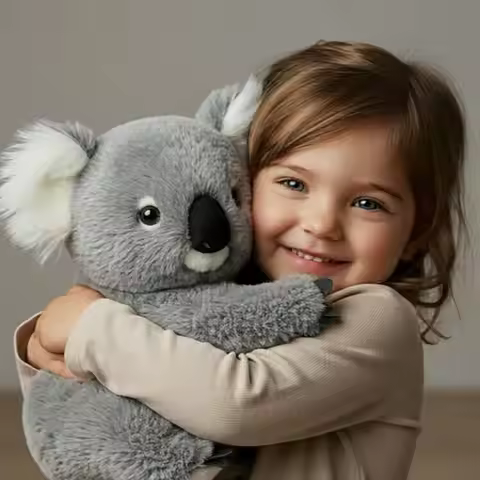 25CM Koaly Emotional Healing On Demand Ornament Cute Imitations Cartoon Koala AI Couple Wedding Birt