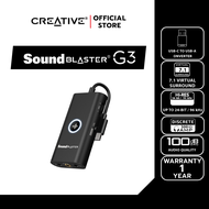 CREATIVE SOUND CARD Sound Blaster G3 External USB Sound Card -Windows|macOS|PS5™|Nintendo Switch™ ซา