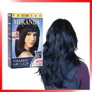 Miranda Premium Hair Color MC-15 Blue Black Pewarna Rambut Permanen Semir Miranda Cat Rambut