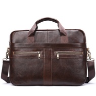 New store openingWESTAL Mens Briefcases Mens Bags Genuine Leather Lawyer/Office Bag Laptop Bag Mens 