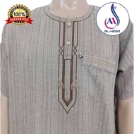 JUBAH AL-HERA LELAKI LENGAN PANDEK 100% COTTON
