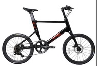 2025 全新款 JAVA CL2 7速 桶軸碟剎碳前叉20吋451 鋁合金小輪徑車 送水架前後蛙燈叮叮